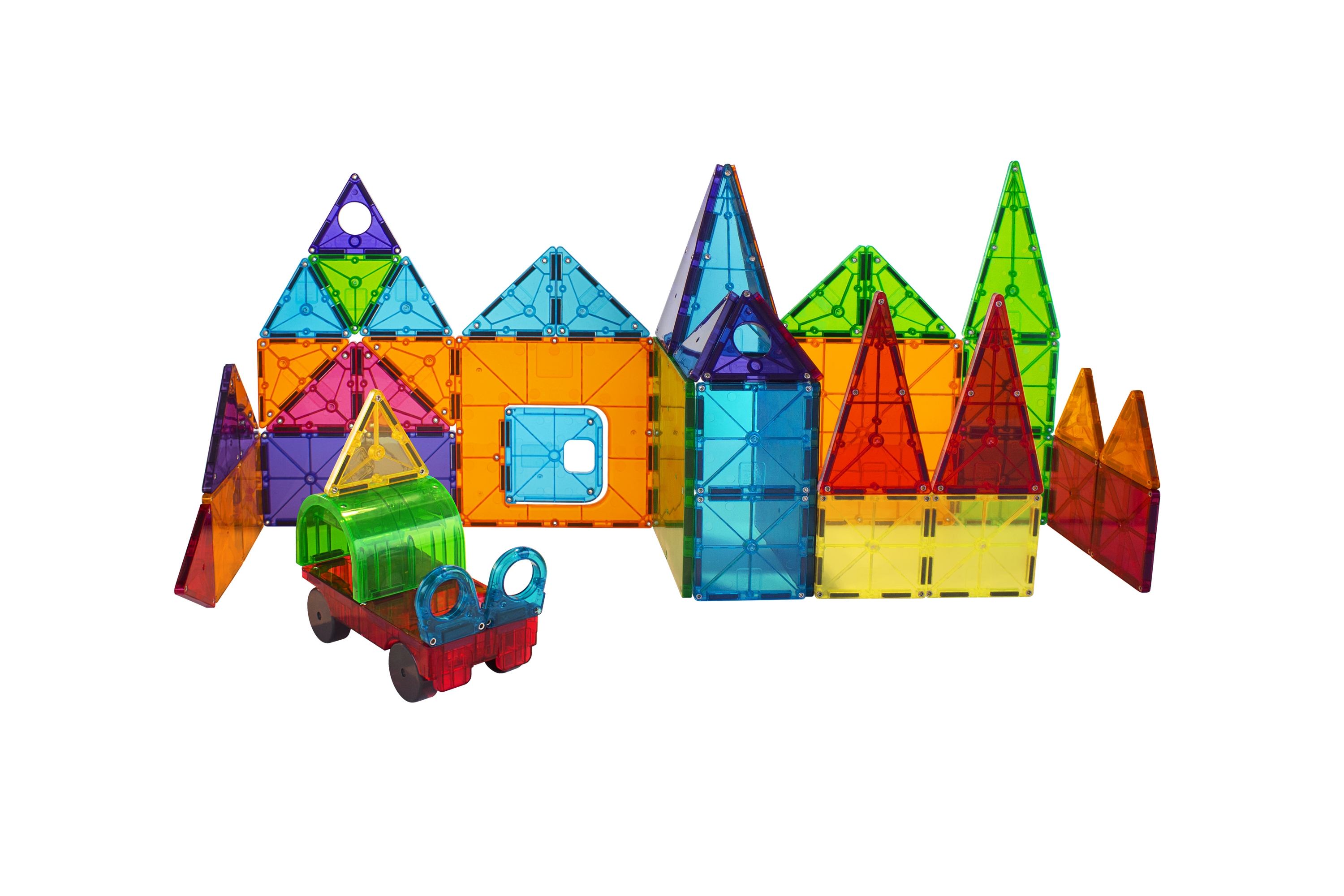 Magna-Tiles Clear Colors 48 Piece Set