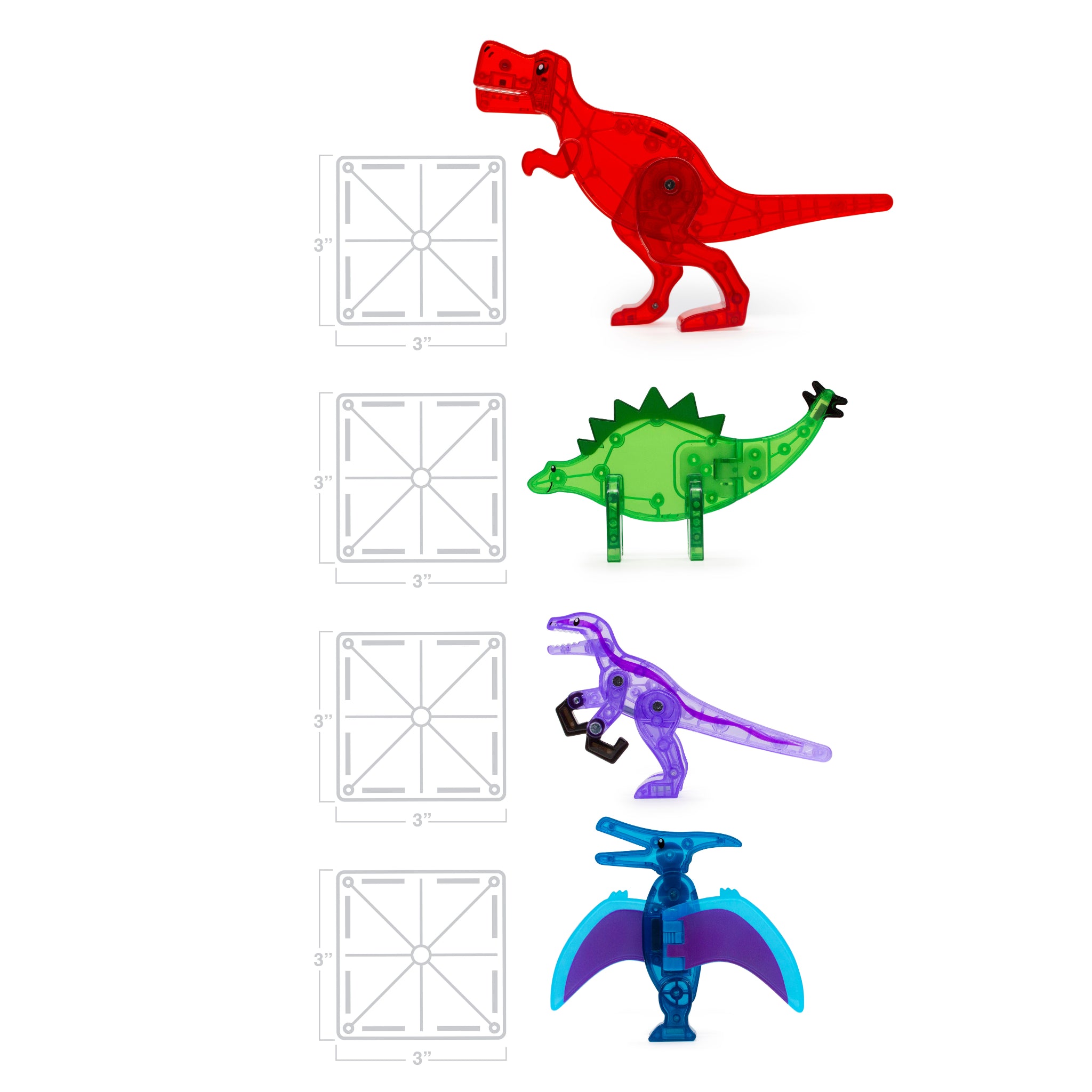 Magna-Tiles Dino World 40 piece set