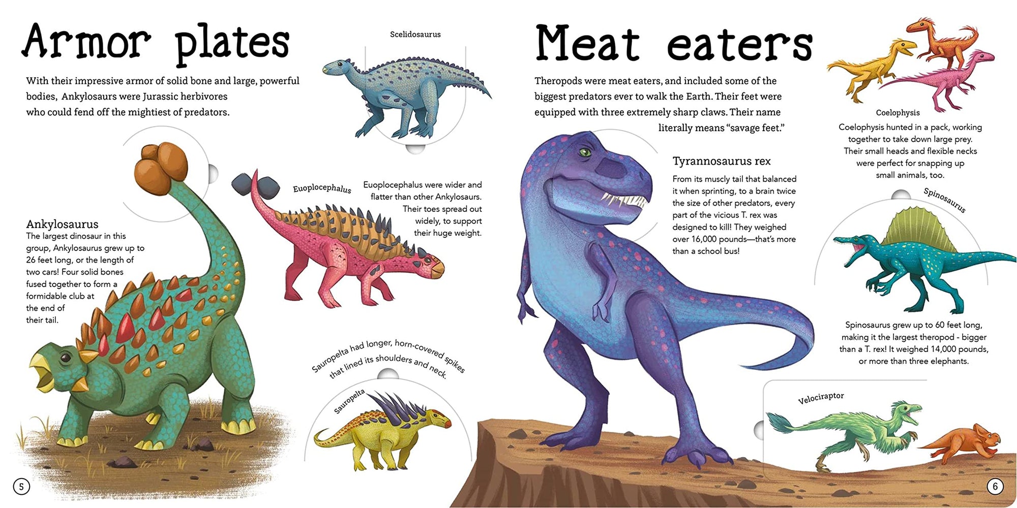 Mini Lift-the-Flap Fact Books: Dinosaurs