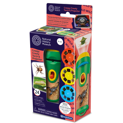 Brainstorm Torch & Projector: Natural History Museum Creepy Crawly
