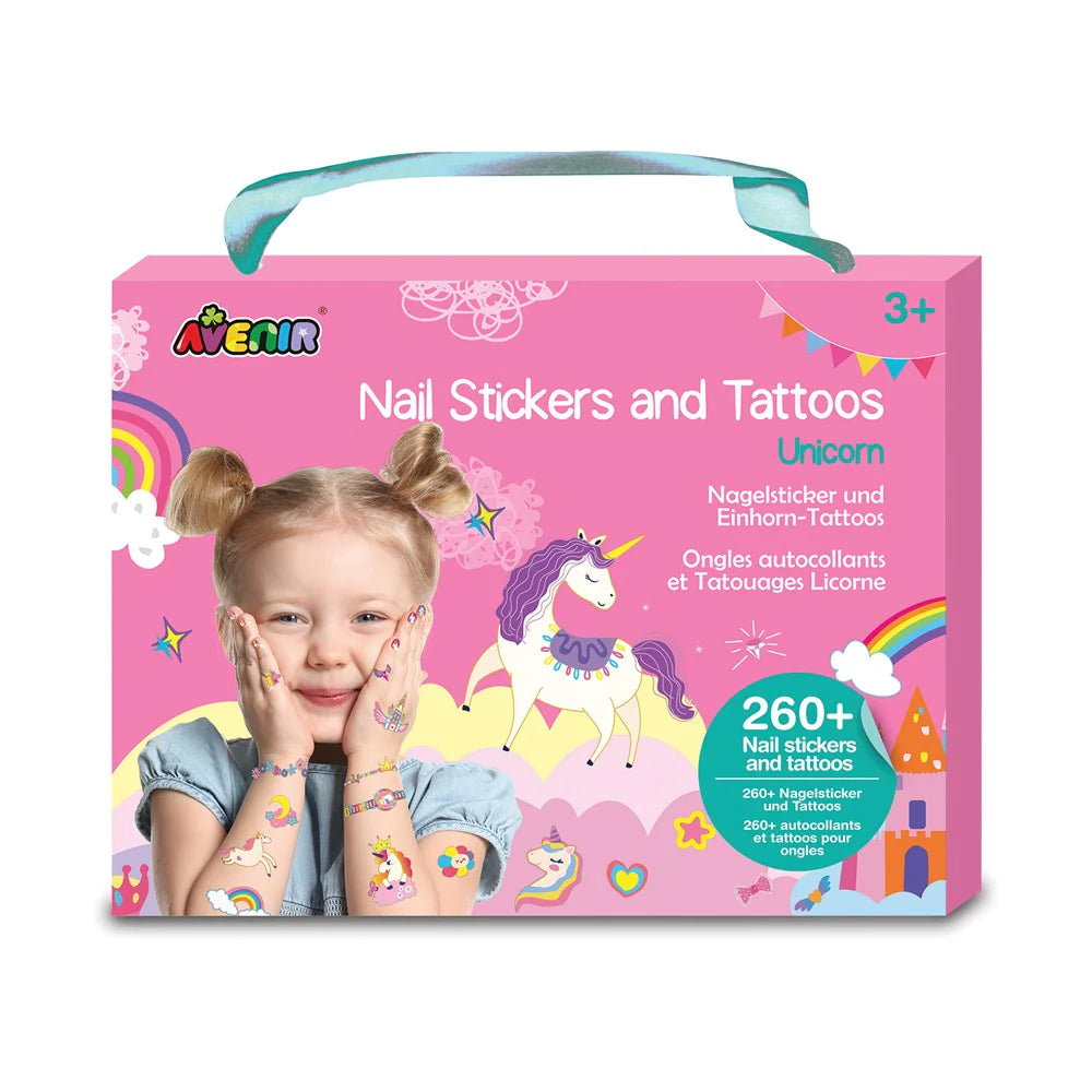 Avenir Nail Stickers and Tattoos - Unicorns