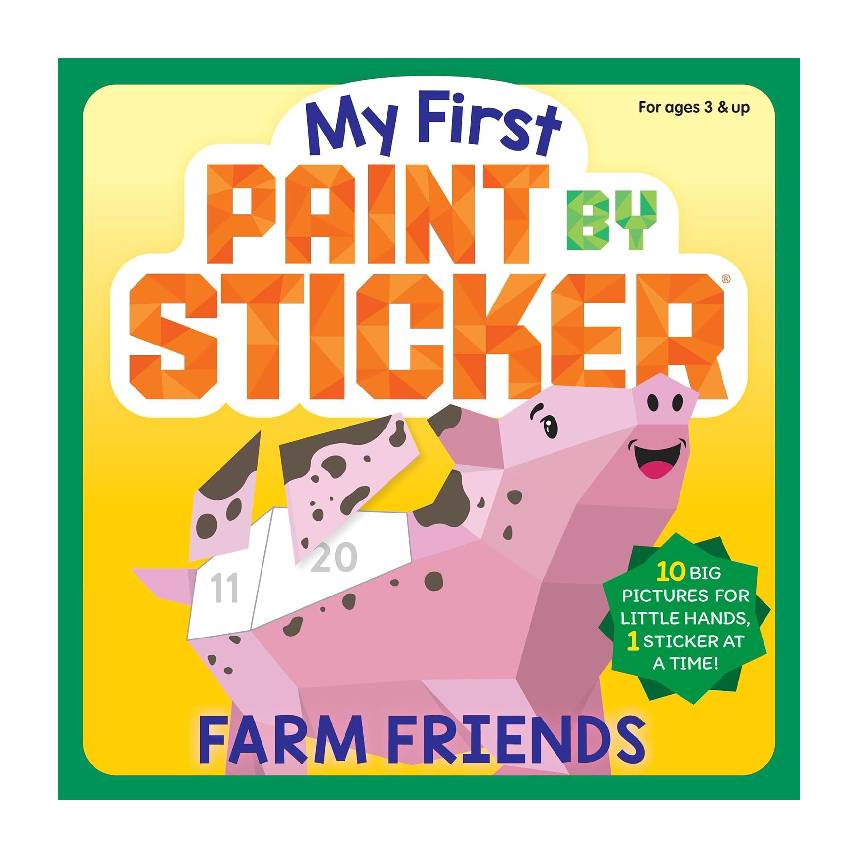 My First Paint By Sticker: Farm Friends