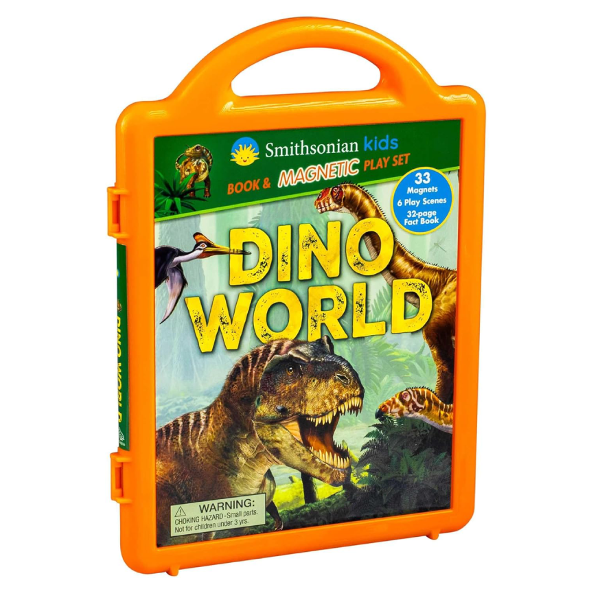 Book And Magnetic Play Set: Dino World