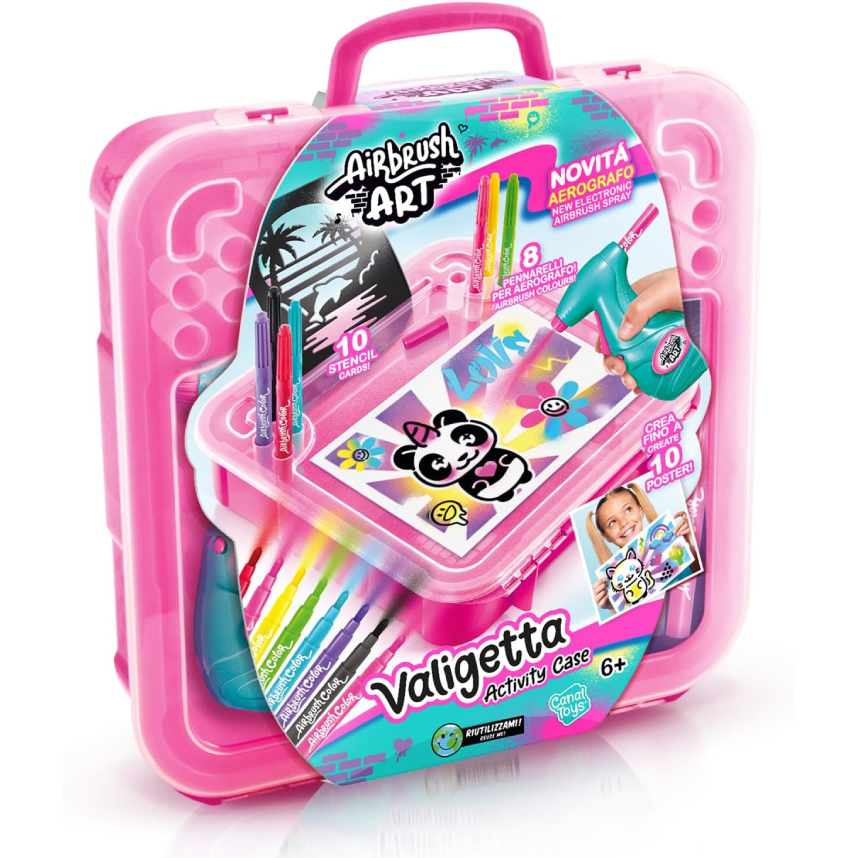 Canal Toys Airbrush Art Activity Case