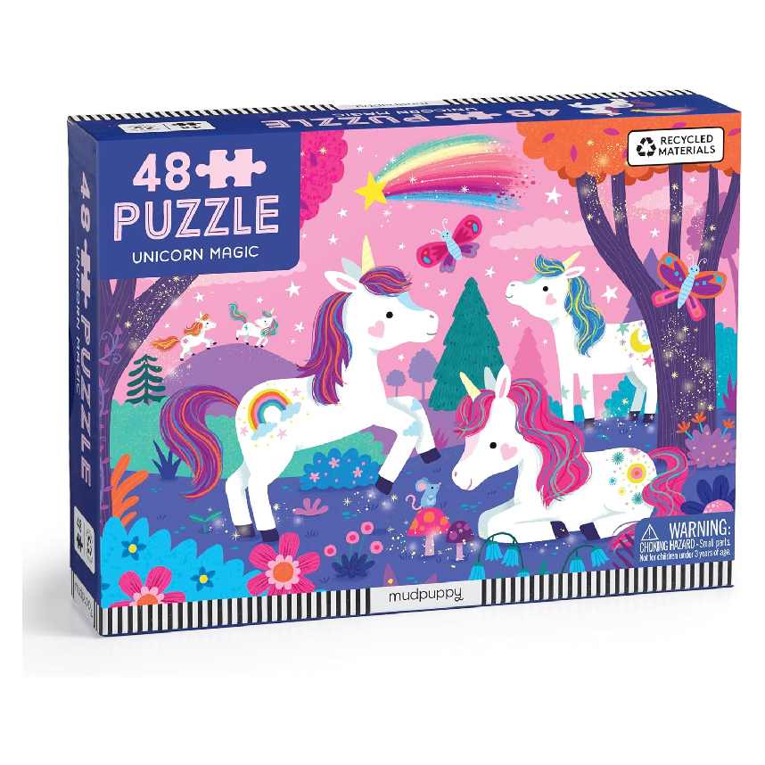Mudpuppy 48-Piece Puzzle: Unicorn Magic