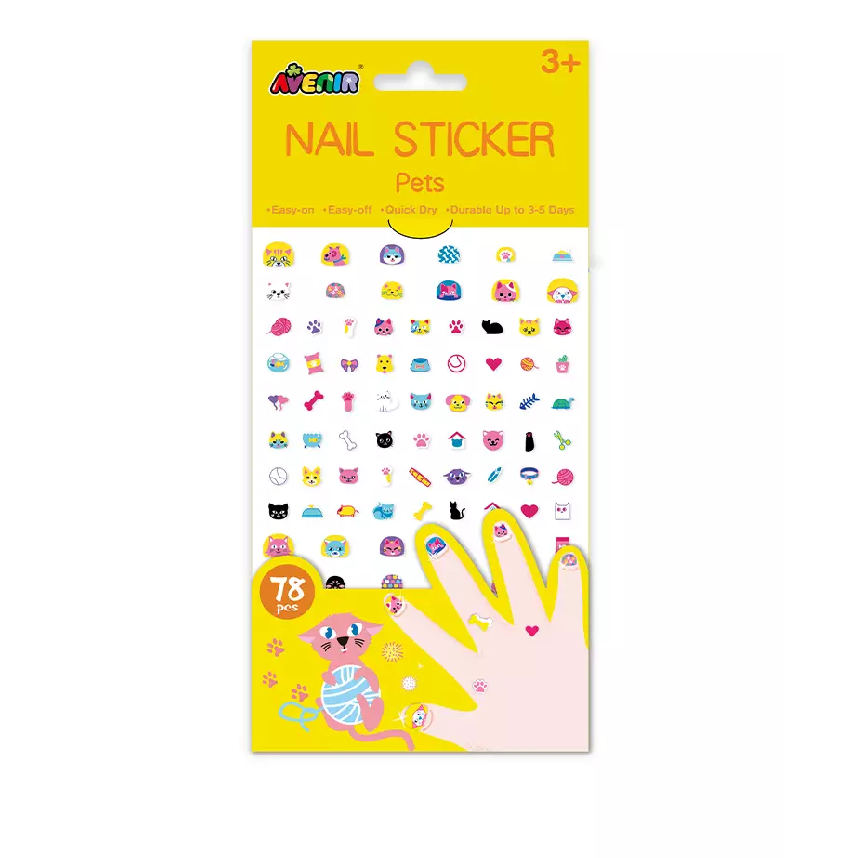 Avenir Large Nail Stickers - Pets