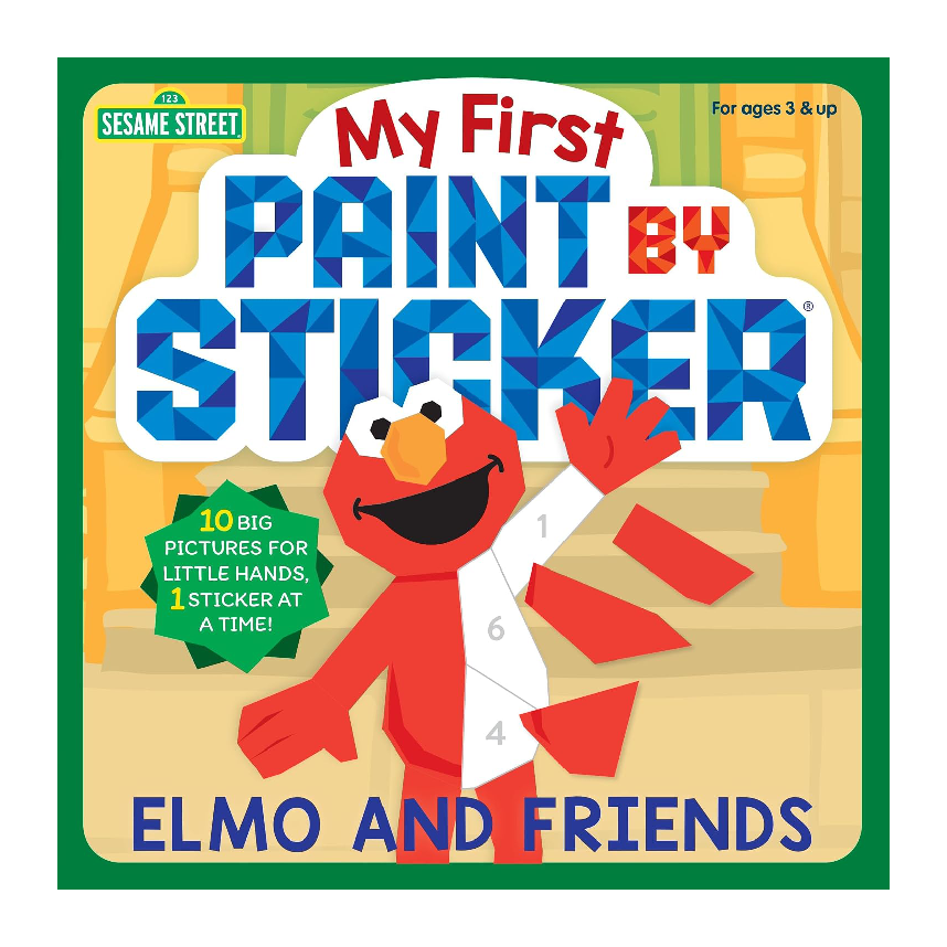 My First Paint By Sticker: Elmo And Friends