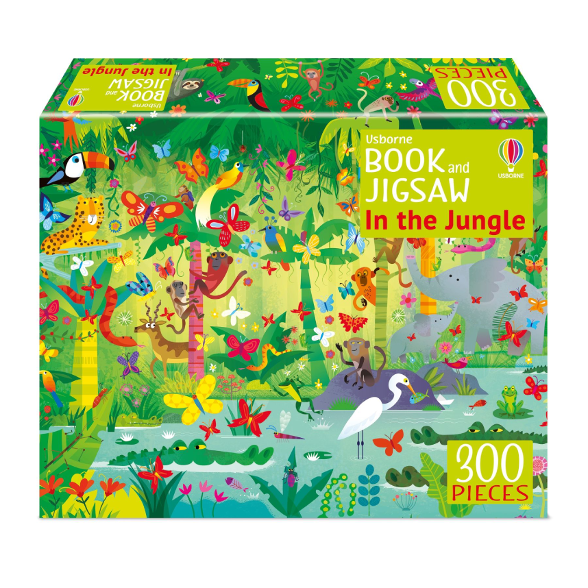 Usborne Book and Jigsaw: In the Jungle