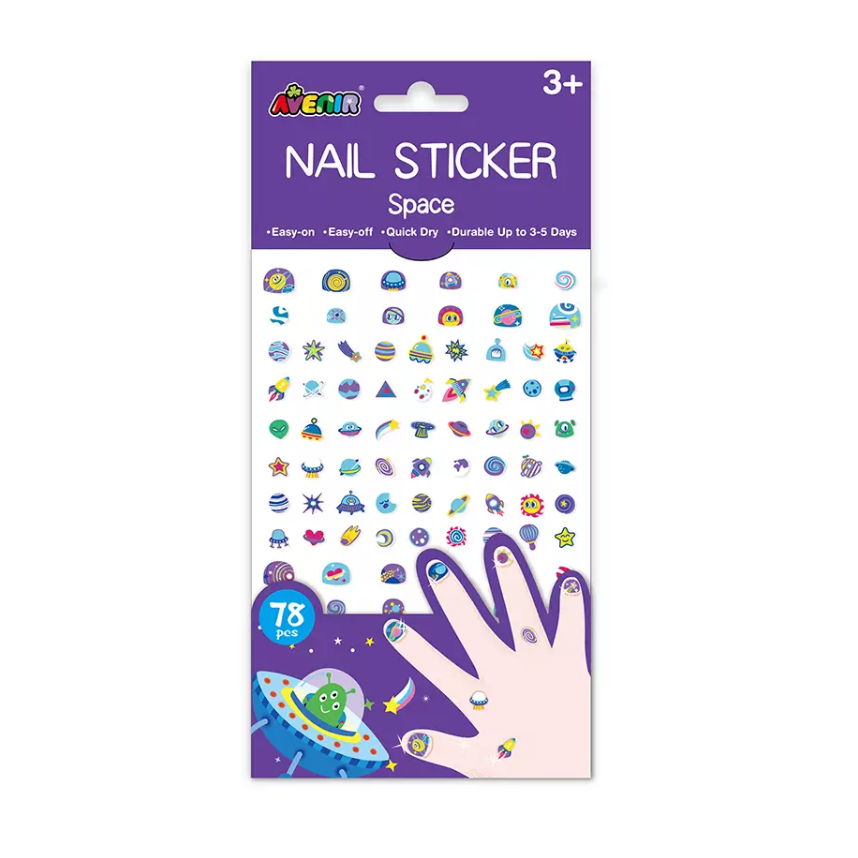 Avenir Large Nail Stickers - Space