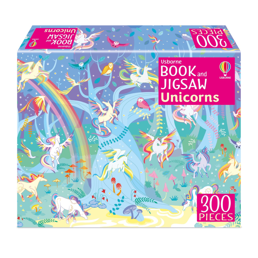 Usborne Book and Jigsaw: Unicorns
