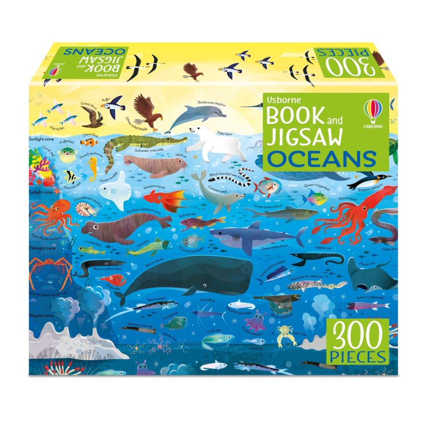 Usborne Book and Jigsaw: Oceans