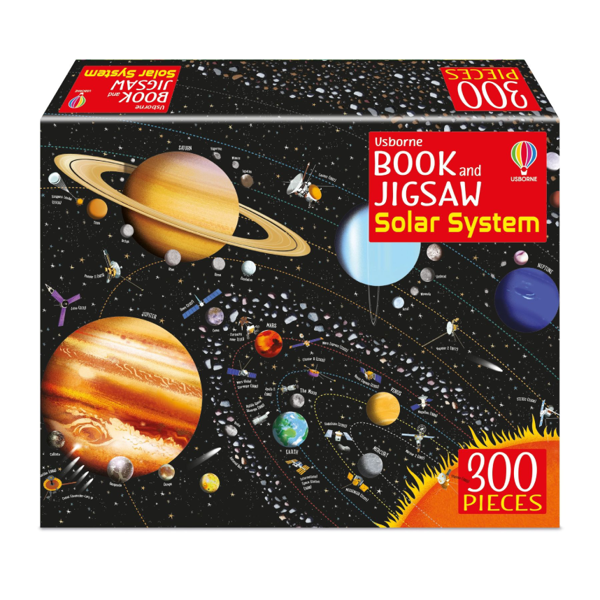Usborne Book and Jigsaw: The Solar System