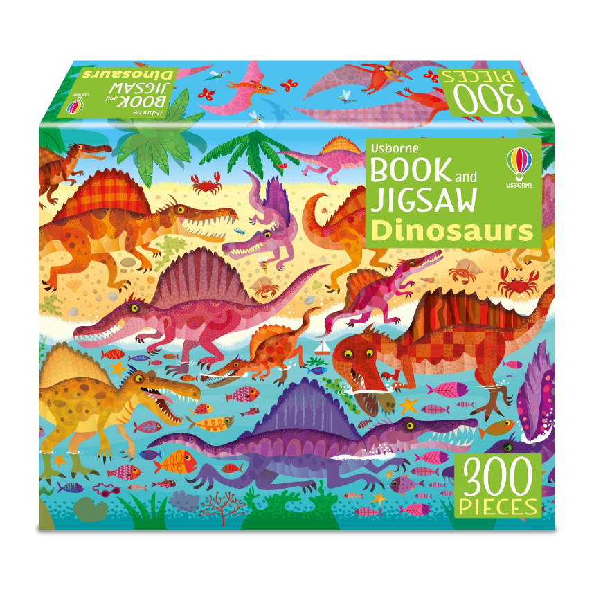 Usborne Book and Jigsaw: Dinosaurs