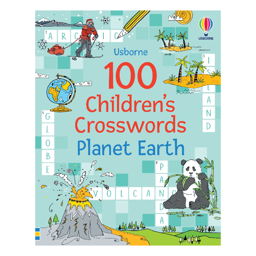 Usborne 100 Childrens Crosswords: Planet Earth