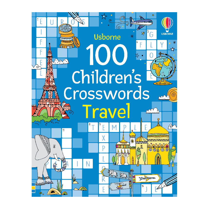 Usborne 100 Childrens Crosswords: Travel