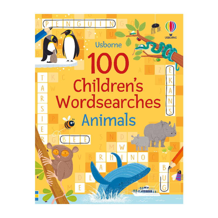 Usborne 100 Childrens Wordsearches: Animals
