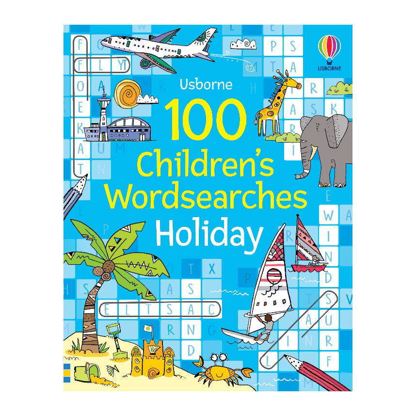 Usborne 100 Childrens Wordsearches: Holiday
