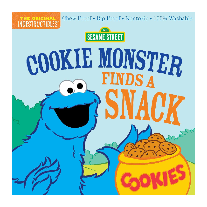 Indestructibles: Sesame Street Cookie Monster Finds A Snack