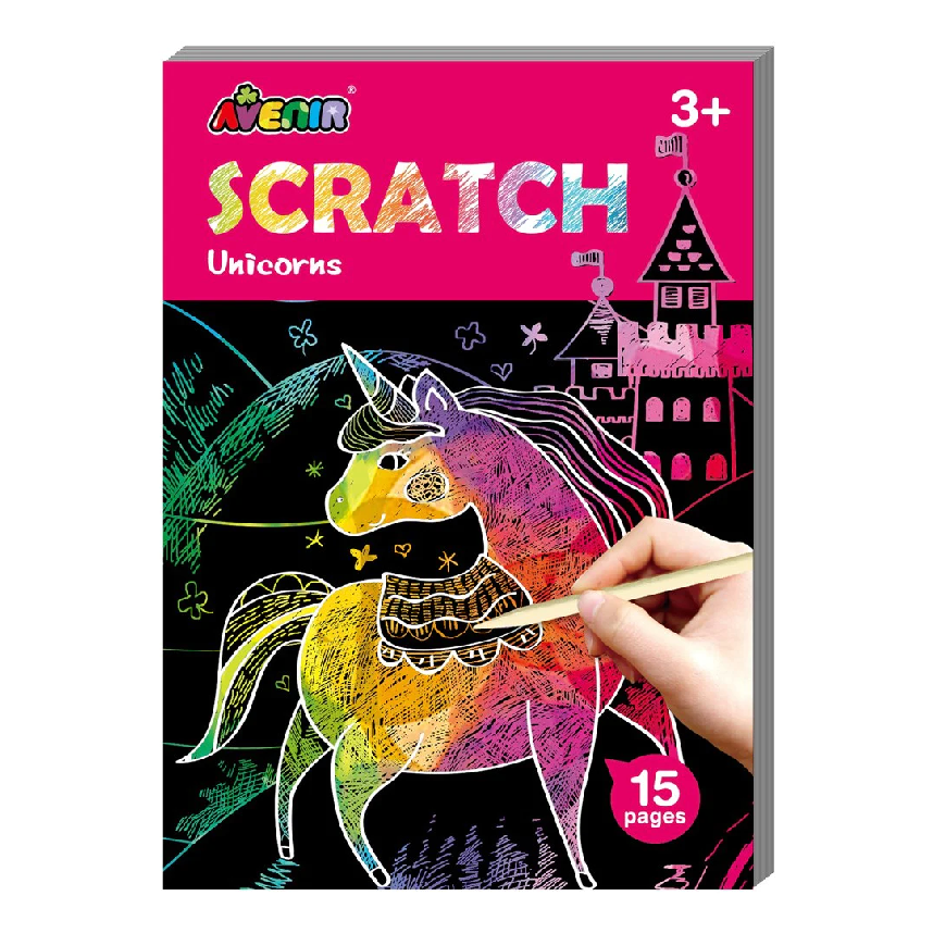 Avenir Mini Scratch Book - Unicorns