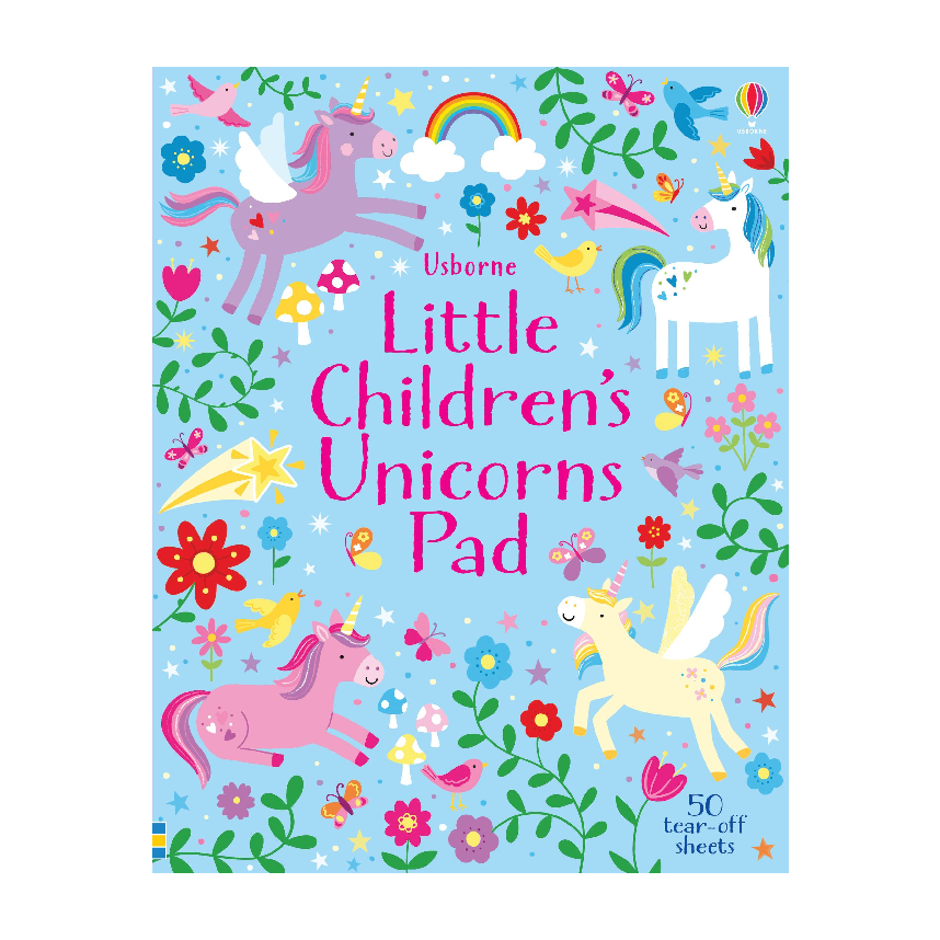Usborne Little Childrens Unicorns Pad