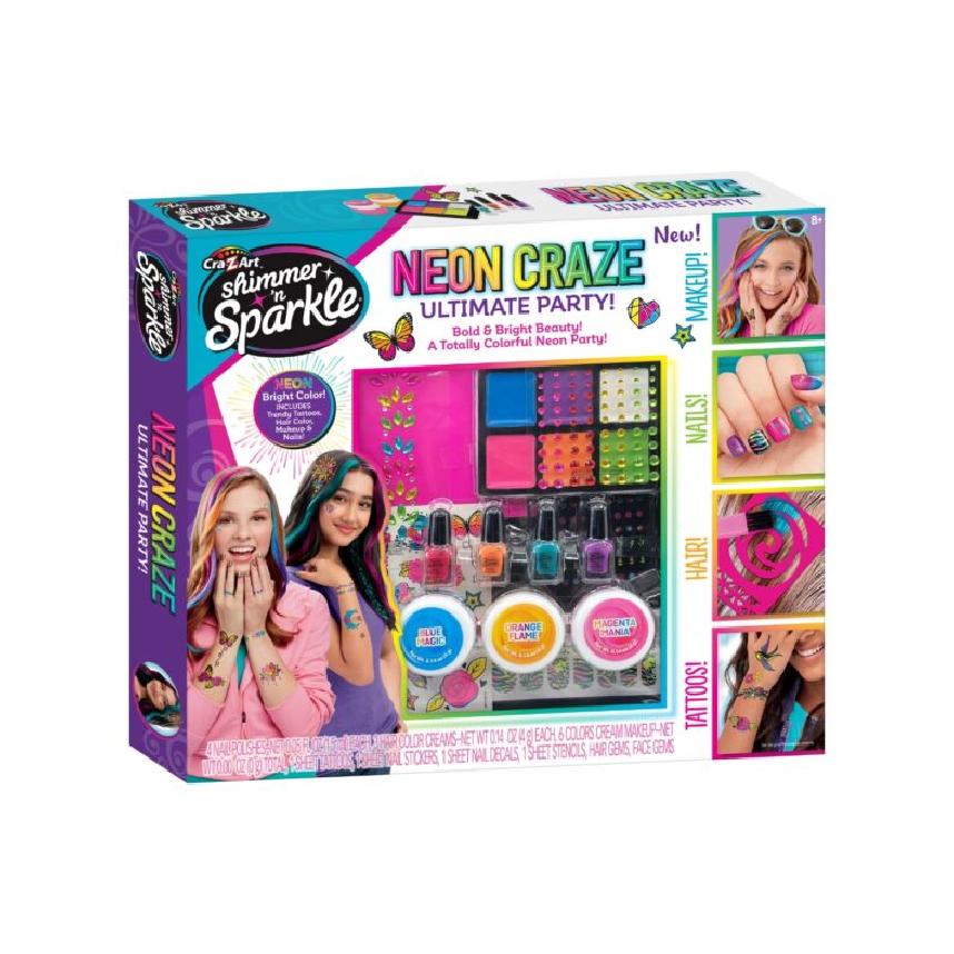 Cra-Z-Art Shimmer And Sparkle Glow Ultimate Sleep Over Party