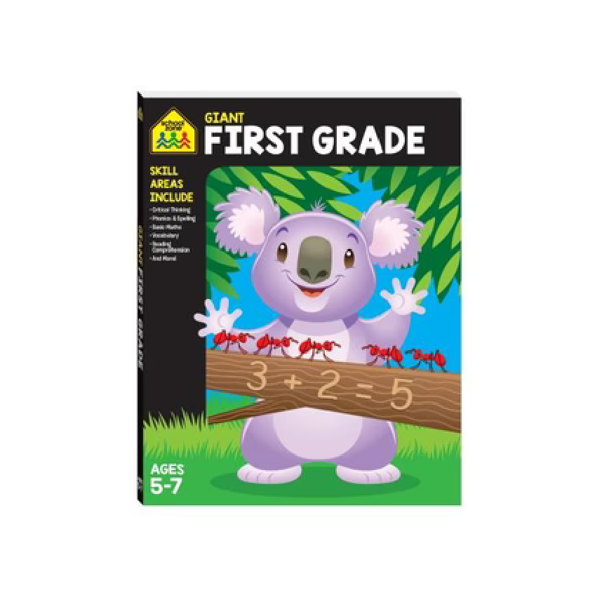 School Zone Giant Workbooks: First Grade (Ages 5-7)