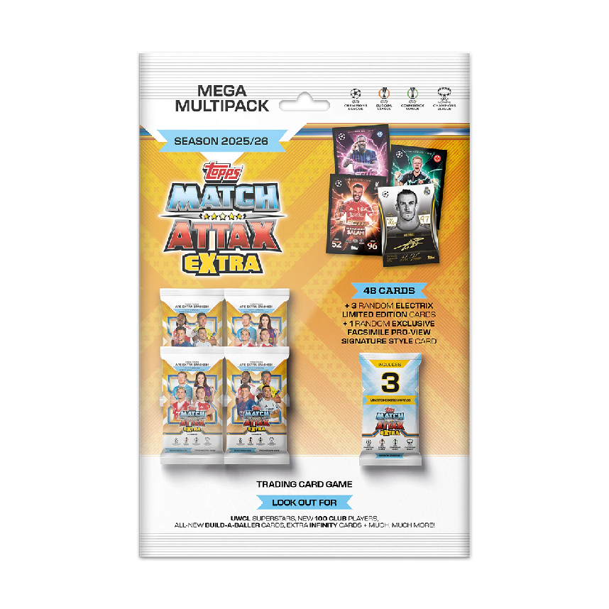 Topps Match Attax EXTRA 2025/26 Mega Multipack