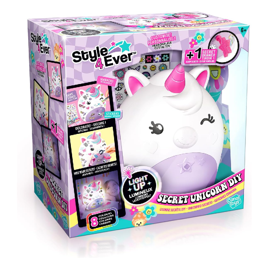 Style 4 Ever Secret Deco DIY Unicorn Lamp