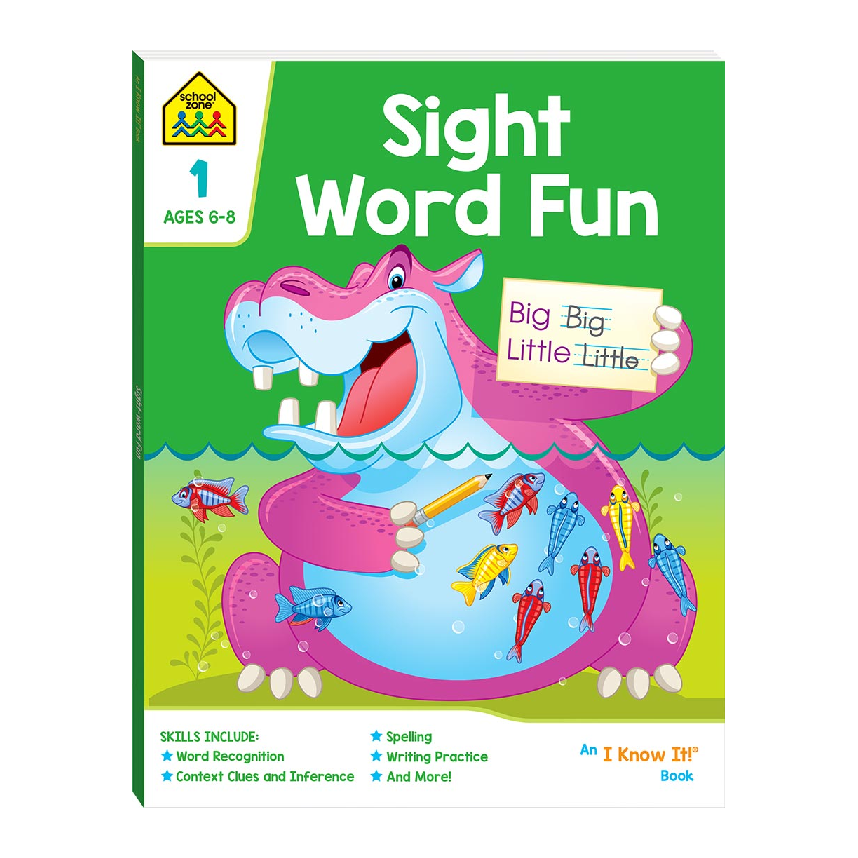 School Zone An I Know It Book: Sight Word Fun (Ages 6-8)