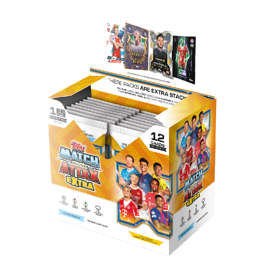 Topps Match Attax EXTRA 2025/26 Trading Card Packs BOX