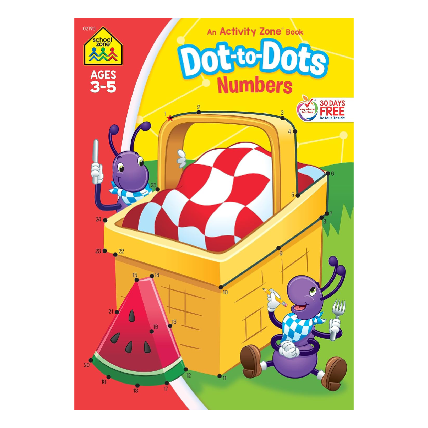 School Zone An Activity Zone Book: Dot-to-Dots (Ages 3-5)