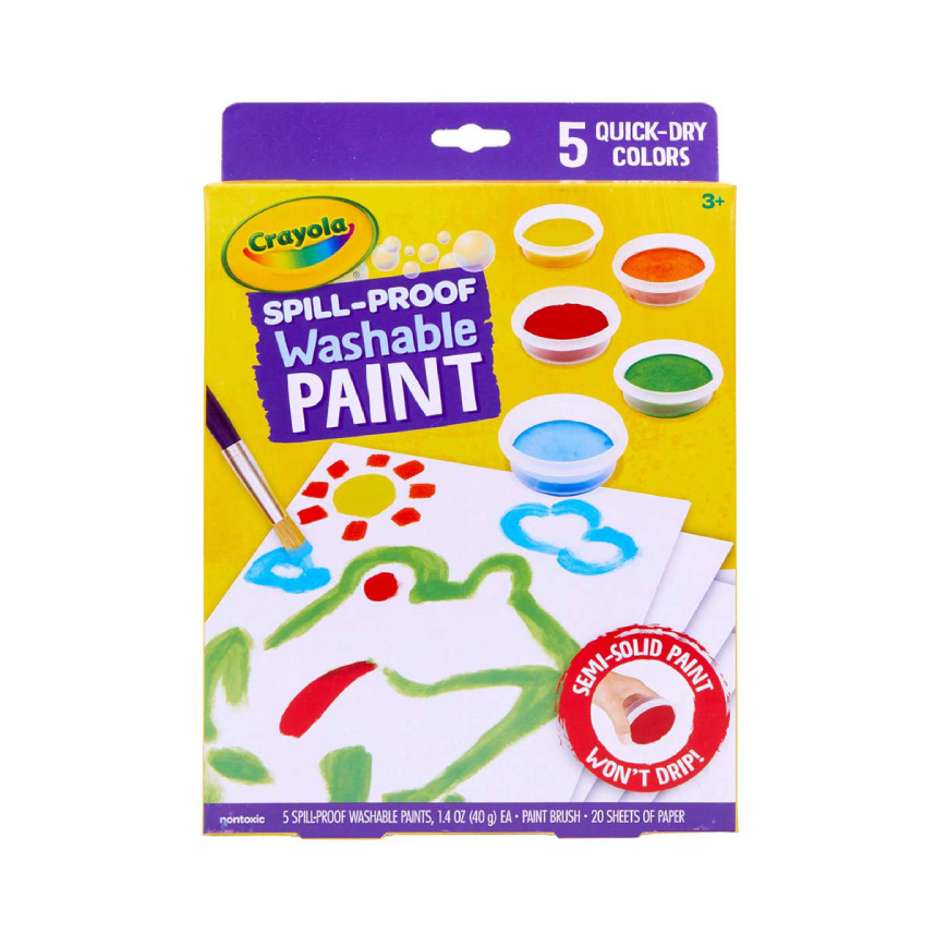 Crayola Washable Spill-proof Paint Kit