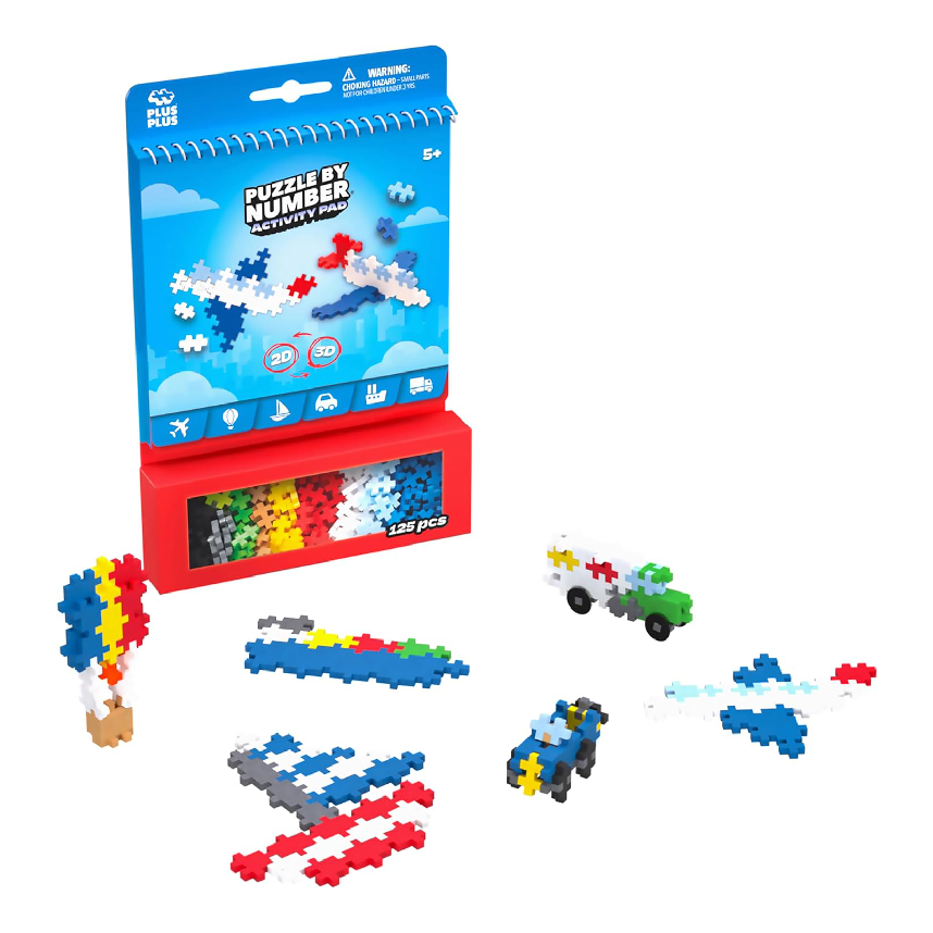 Plus-Plus Activity Pad: Transportation