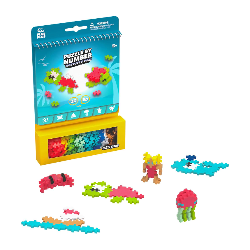 Plus-Plus Activity Pad: Ocean