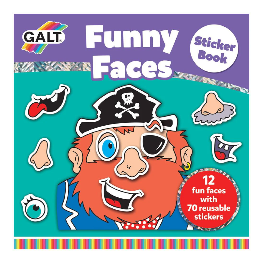 Galt Funny Faces Sticker Book