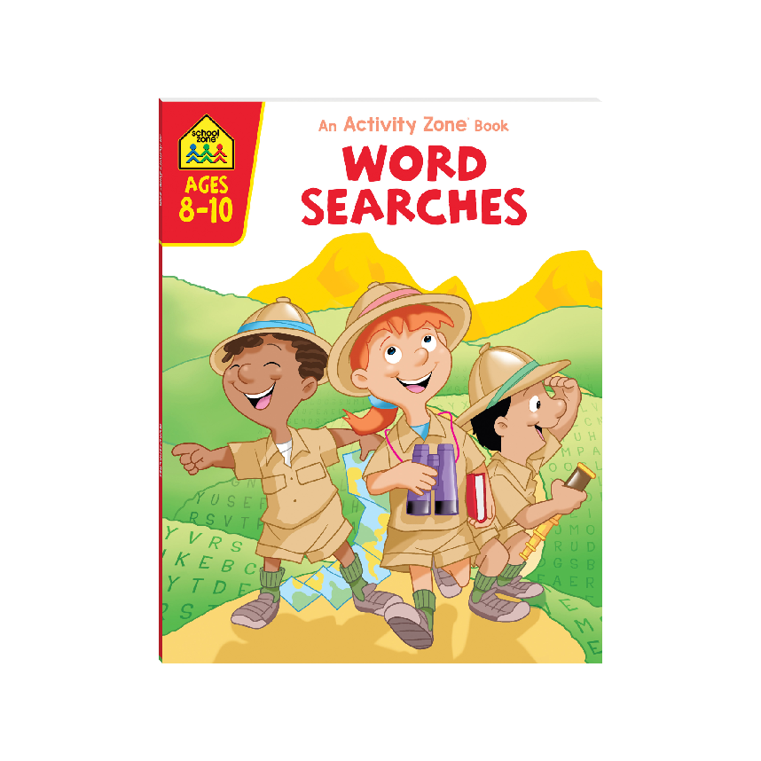 School Zone Word Searches An Activity Zone Book
