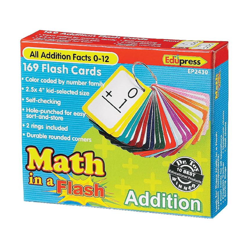 Edupress Math In A Flash Cards: Addition
