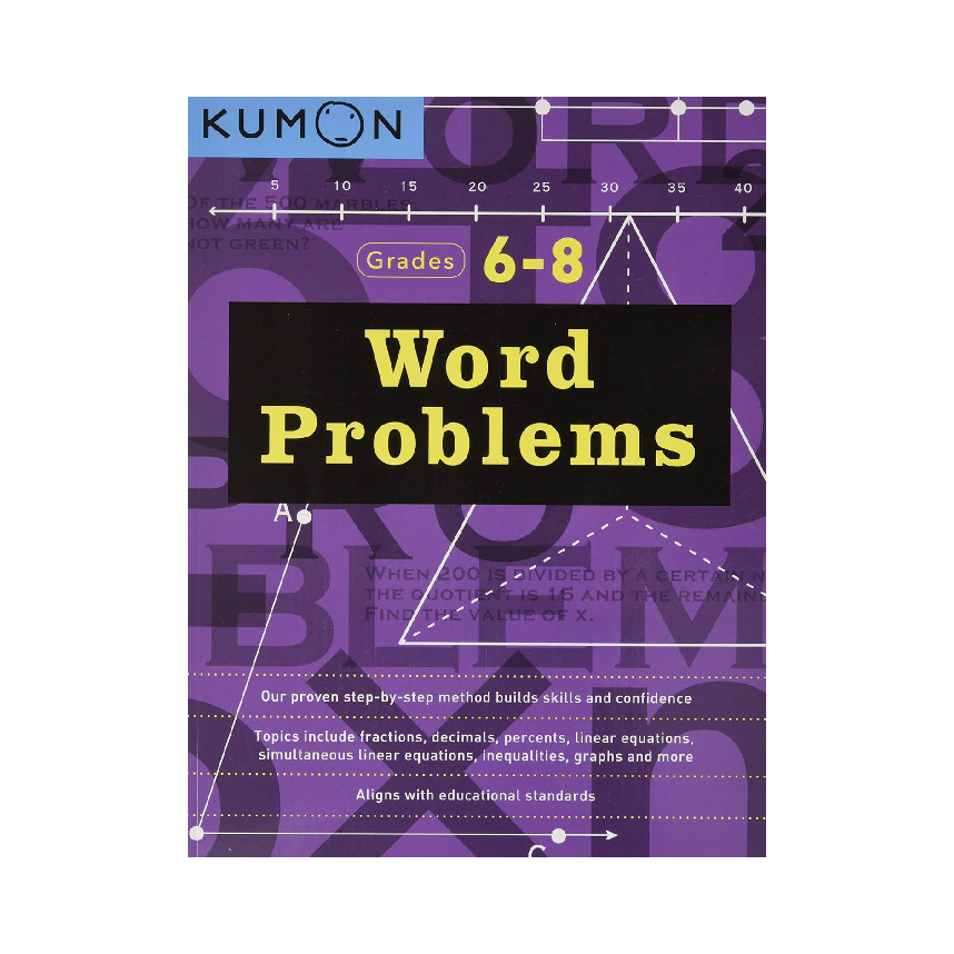 Kumon Word Problems Grade 6-8