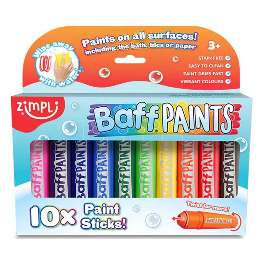 Zimpli Kids Paints (10 Sticks)