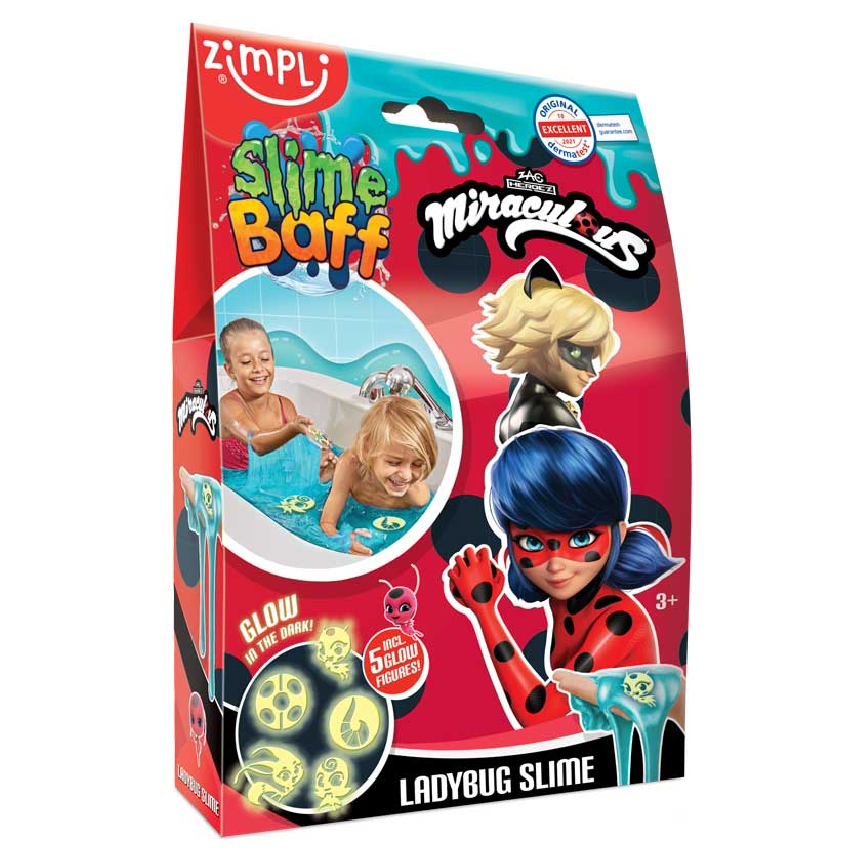 Zimpli Kids Slime Baff: Miraculous Lady Bug Blue (150g)