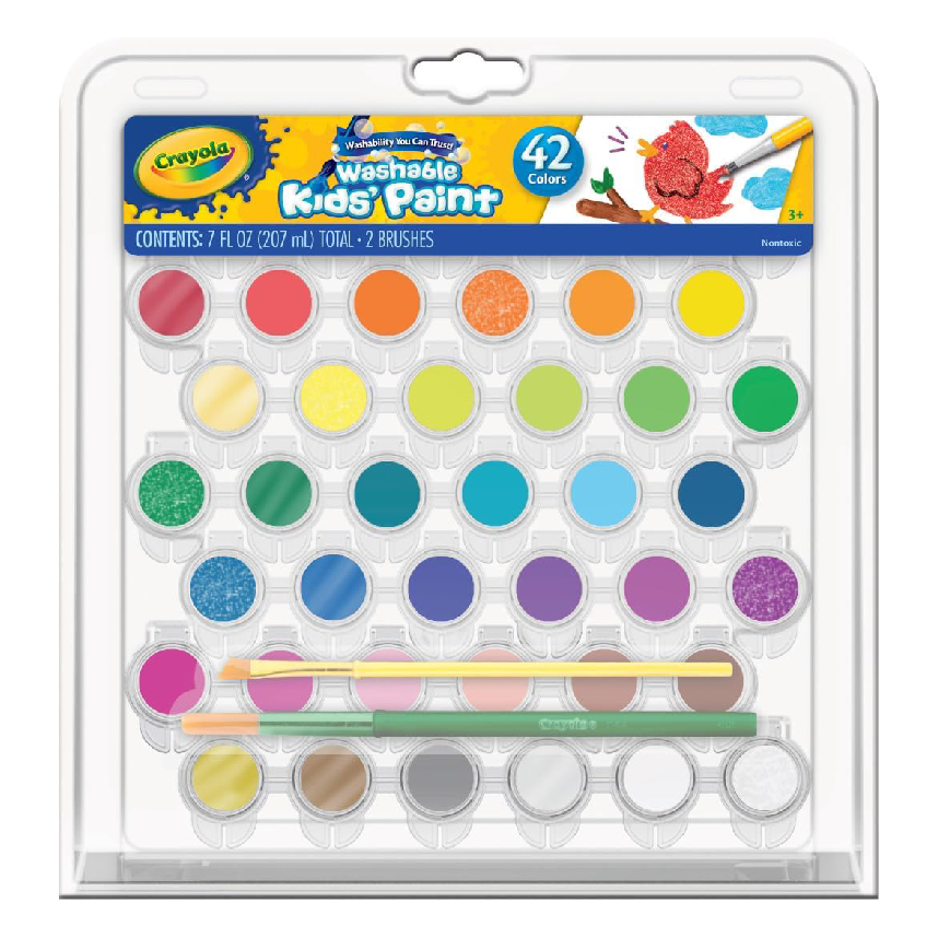 Crayola Paint Washable Pots (42ct)