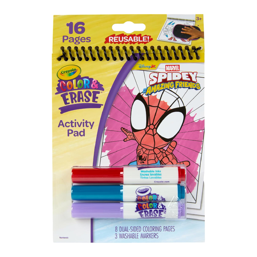 Crayola Color & Erase Activity Pad: Spidey