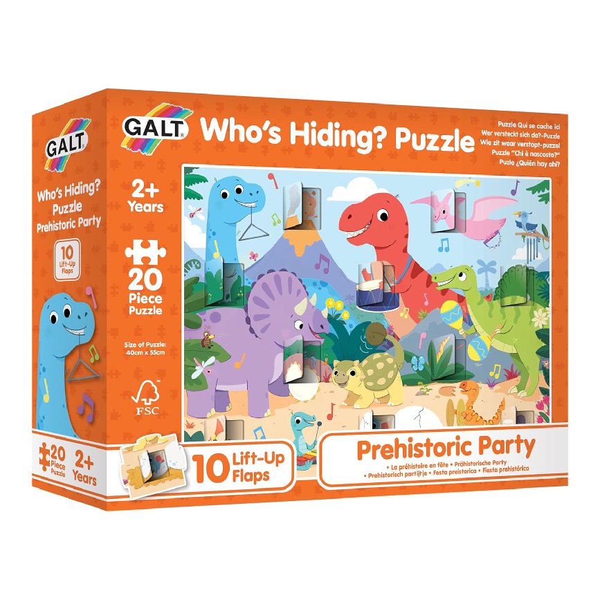 Galt Whos Hiding Puzzles: Prehistoric Party
