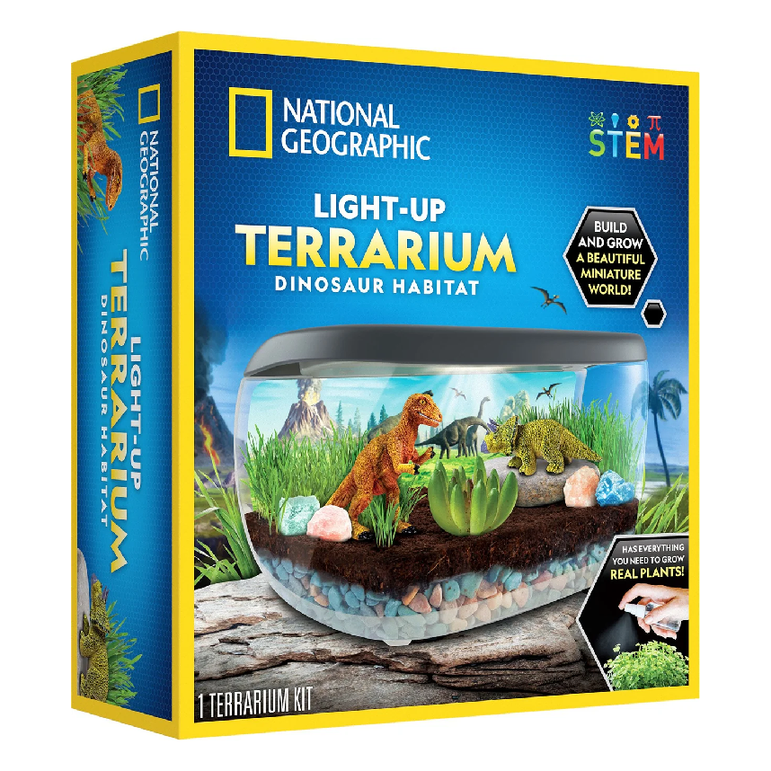 National Geographic Light-Up Dinosaur Sand Terrarium Kit
