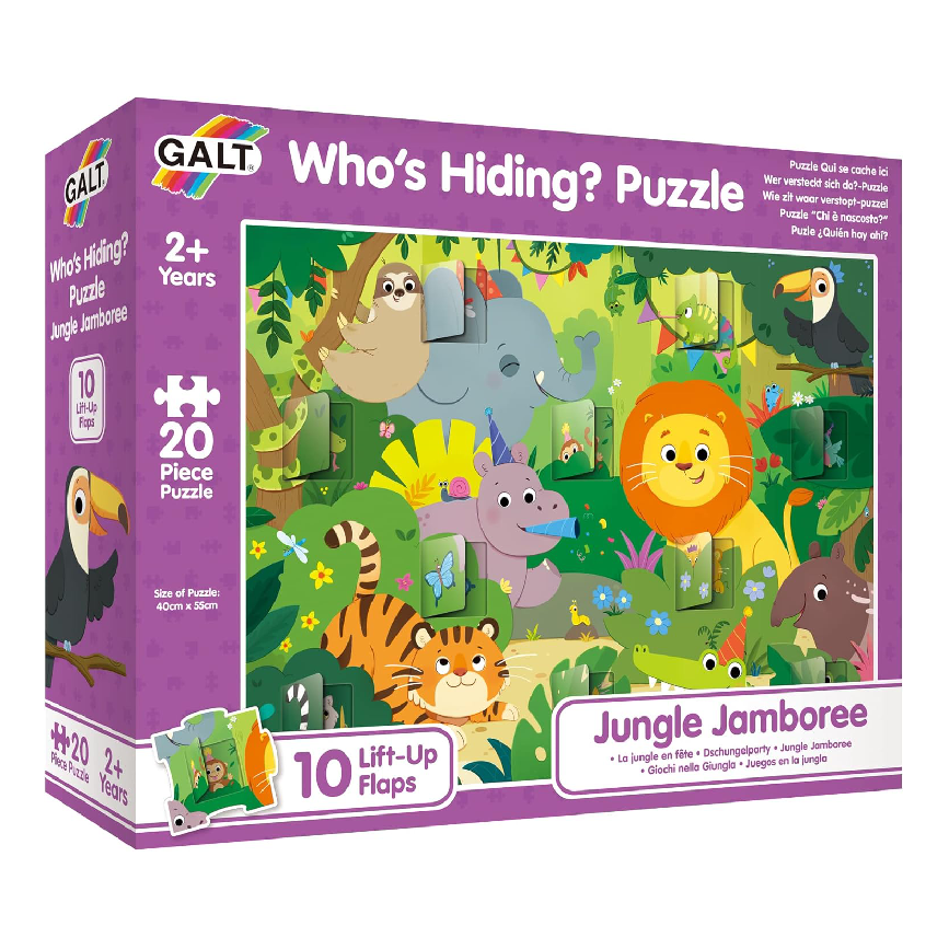 Galt Whos Hiding Puzzles: Jungle Jamboree