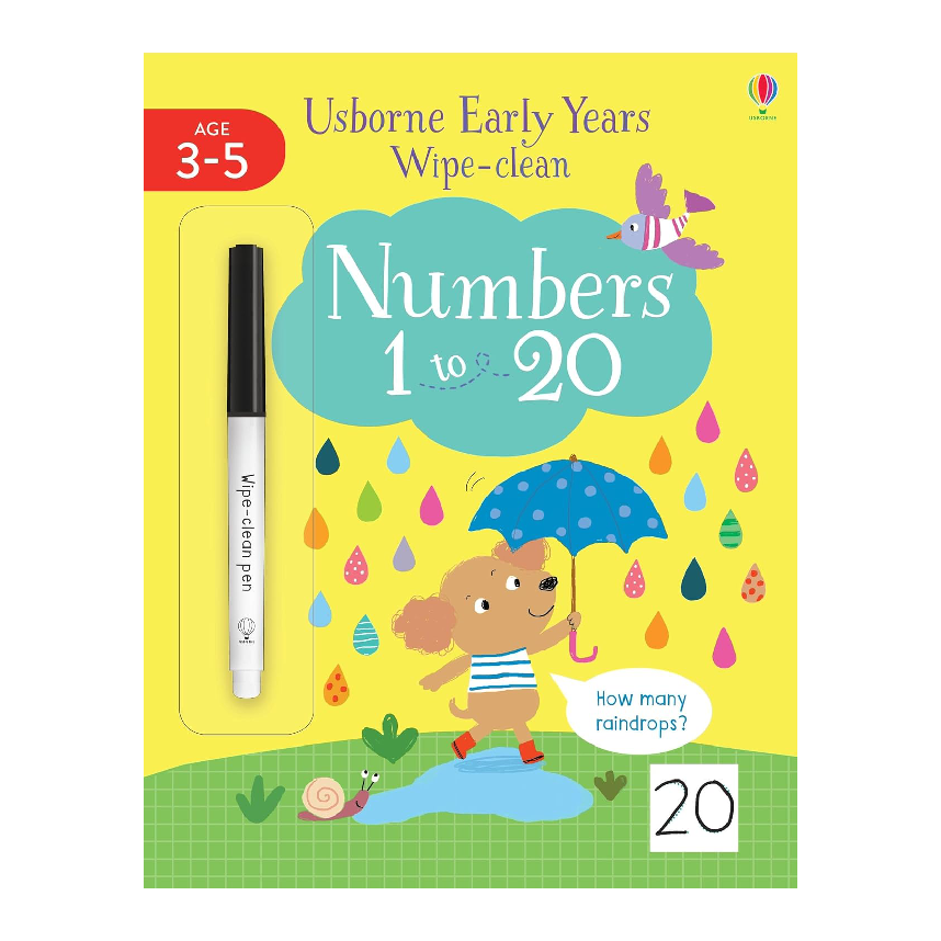 Early Years Wipe-Clean Wipe-Clean Numbers 1-20