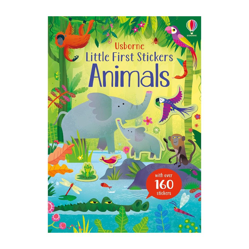 Usborne Little First Stickers: Animals