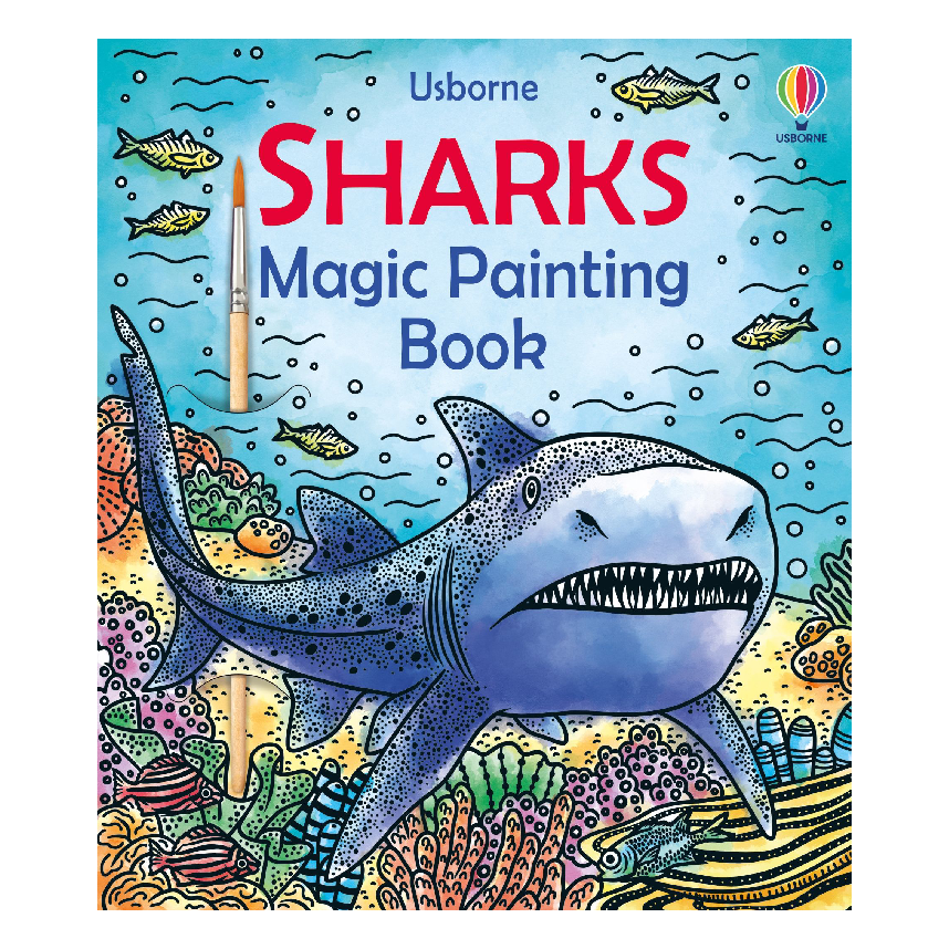 Usborne Magic Painting Book: Sharks