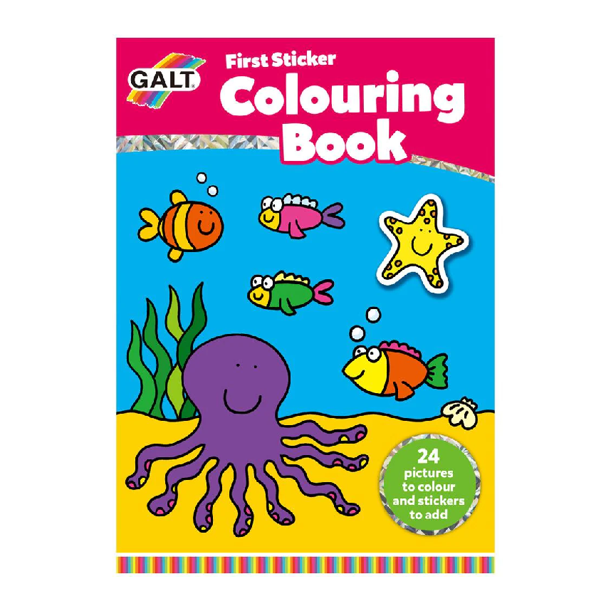 Galt First Sticker Colouring Book