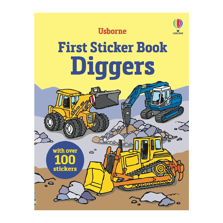 Usborne First Sticker Book: Diggers